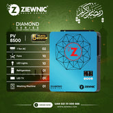 ZIEWNIC Diamond ON/OFF/MKS/KS Solar Hybrid Inverter 6.5 (KW) 5G PV8500 5 Year Brand Warranty