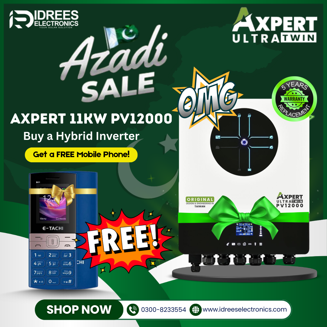 Ziewnic AXPERT ULTRA TWIN 11KW (PV12000) Hybrid 150A Dual Mppt Built In Wifi 5 Year Warranty