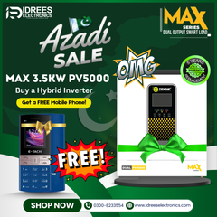 ZIEWNIC SOLAR HYBRID INVERTER DUAL MAX (3.5KW) PV5000  5 Year Warranty