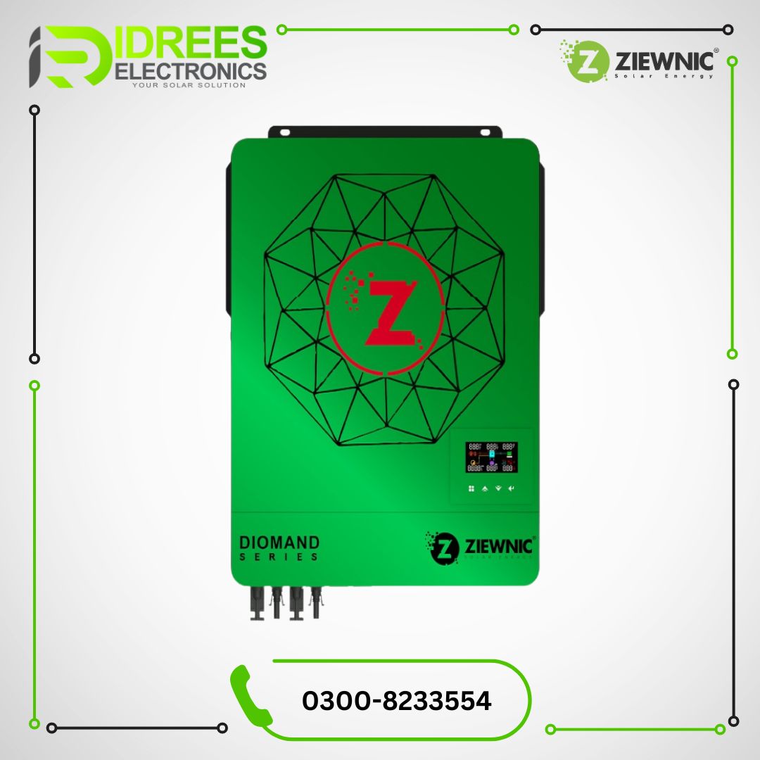 Ziewnic Diamond Series ON/OFF/MKS/KS Solar Hybrid Inverter 10.5 (KW) 5G PV13000 - Idrees Electronics