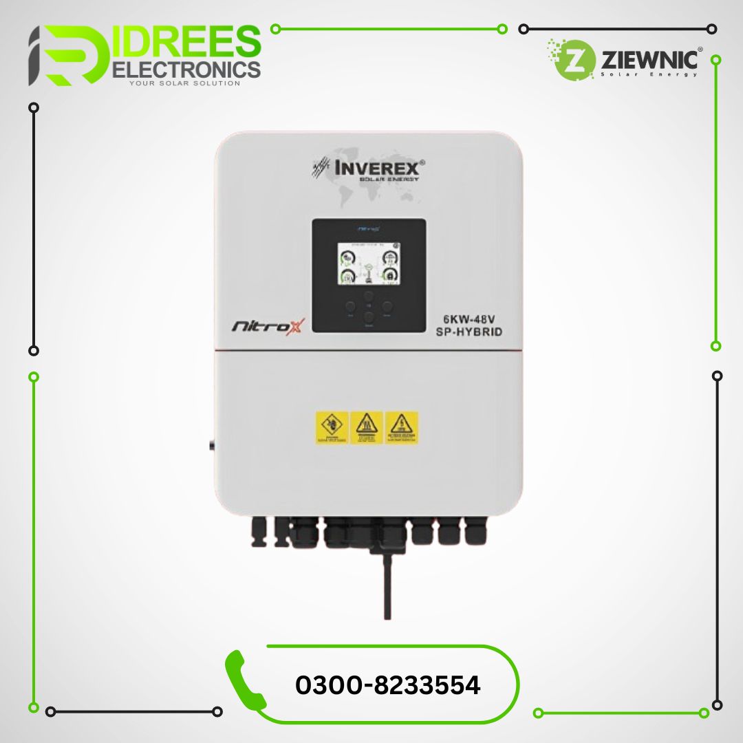 Inverex Nitrox 6 Kw IP65 Hybrid Solar Inverter 2024 model