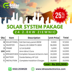 Ziewnic Solar Hybrid Inverter Z4-2.8 (KVA)