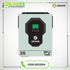 ZIEWNIC Z5 Solar Hybrid Inverter 3.2 (KVA) 6G PV4000 100% Pure Sine Wave Solar Inverter 5 Years Brand Warranty - Idrees Electronics