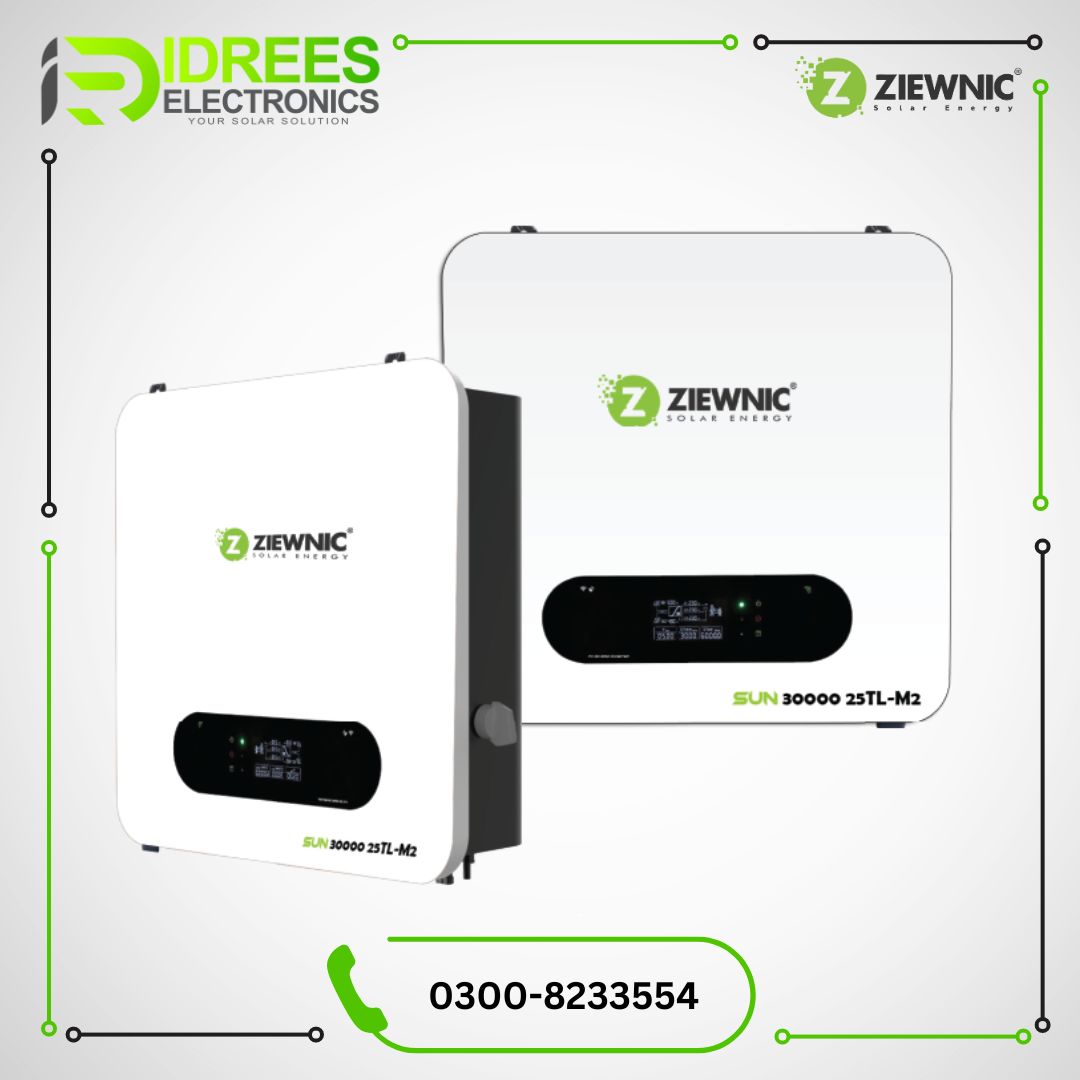 Ziewnic SUN 30000TL-M2 (3 PHASE ON GRID INVERTER 25 KW) - Idrees Electronics