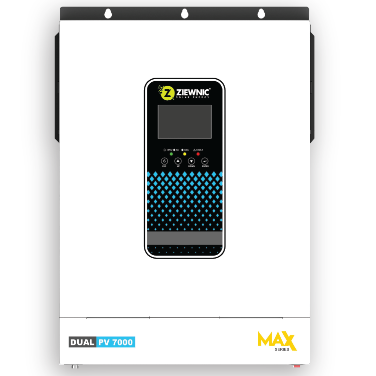 ZIEWNIC  SOLAR HYBRID INVERTER MAX (5.5 KW) PV7000  5 Year Warranty