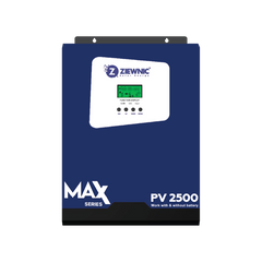 ZIEWNIC MAX - PV2500 (1.7 KVA) SOLAR HYBRID INVERTER 100% Pure Sine Wave Solar Inverter