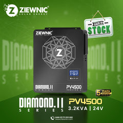Ziewnic Diamond II 6G 3.2KVA (PV4500)  5 Year Warranty