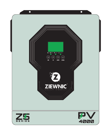 ZIEWNIC Z5 Solar  Inverter 3.2 (KVA) 6G PV4000 100% Pure Sine Wave Solar Inverter 5 Years Brand Warranty